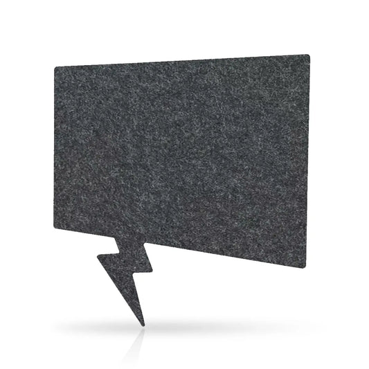 Bulletin Felt Pin Board - COMIC on white background Decormania UK
