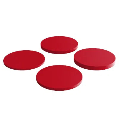 DOT L Soft Acoustic Wall Panel - 3D Wall Panels four panels on white background | DecorMania UK