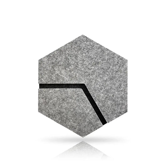 Decorative 3D Felt Wall Tiles DECO2 moon swatch on white background Decormania UK