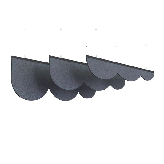 Felt Ceiling Acoustic Baffles - CLOUD colour swatch on white background DecorMania UK