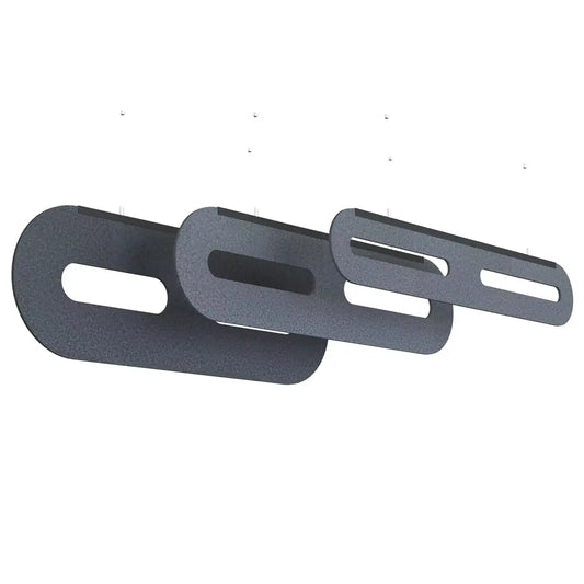 Felt Ceiling Acoustic Baffles - OVAL on white background DecorMania UK