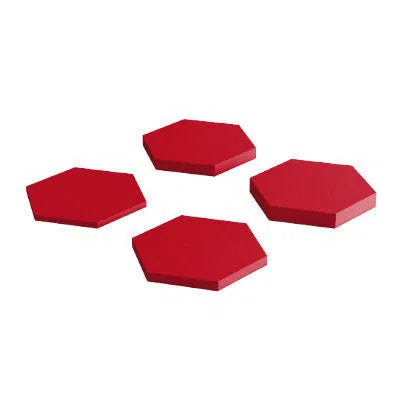 HEXA S Soft Acoustic Wall Panels set on white background | DecorMania UK