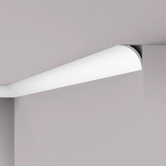 NOMASTYL® NMC 2m Ceiling Coving on plain wall and ceiling Decormania UK