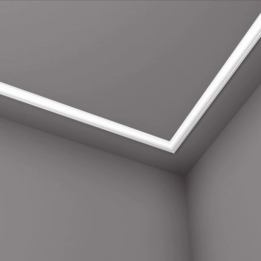 NOMASTYL® NMC 2m Ceiling Coving on plain wall and ceiling Decormania UK