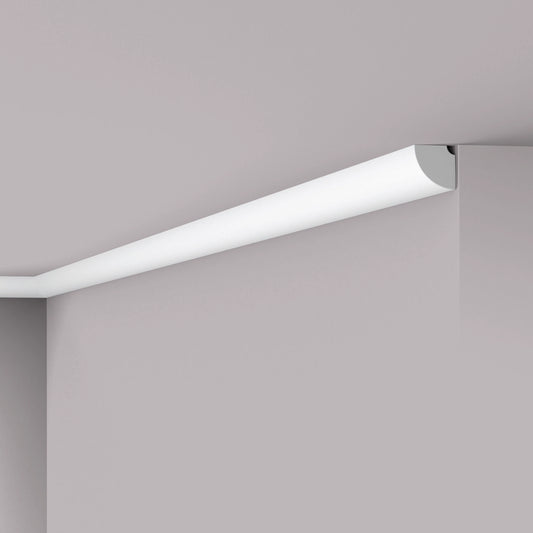 NOMASTYL® NMC 2m Ceiling Coving on plain wall and ceiling Decormania UK