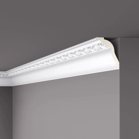 Z3 ARSTYL® 2M NMC Ceiling coving on grey ceiling  | DecorMania UK