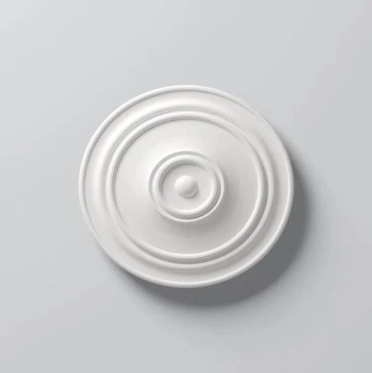 JULIA (R15) ARSTYL Ceiling Rose on white background  | DecorMania UK