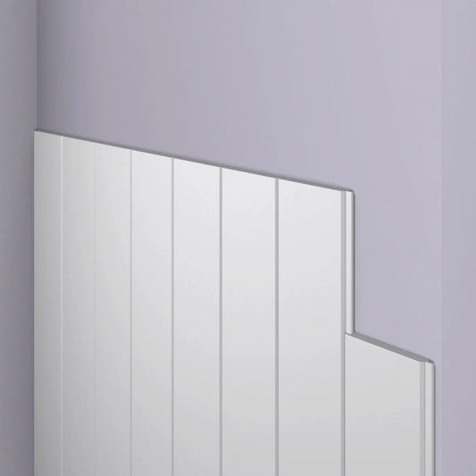 WG1 WALLSTYL WAINSCOTING PANEL MOULDING 2.44M - Dado Rail on grey background  | DecorMania UK