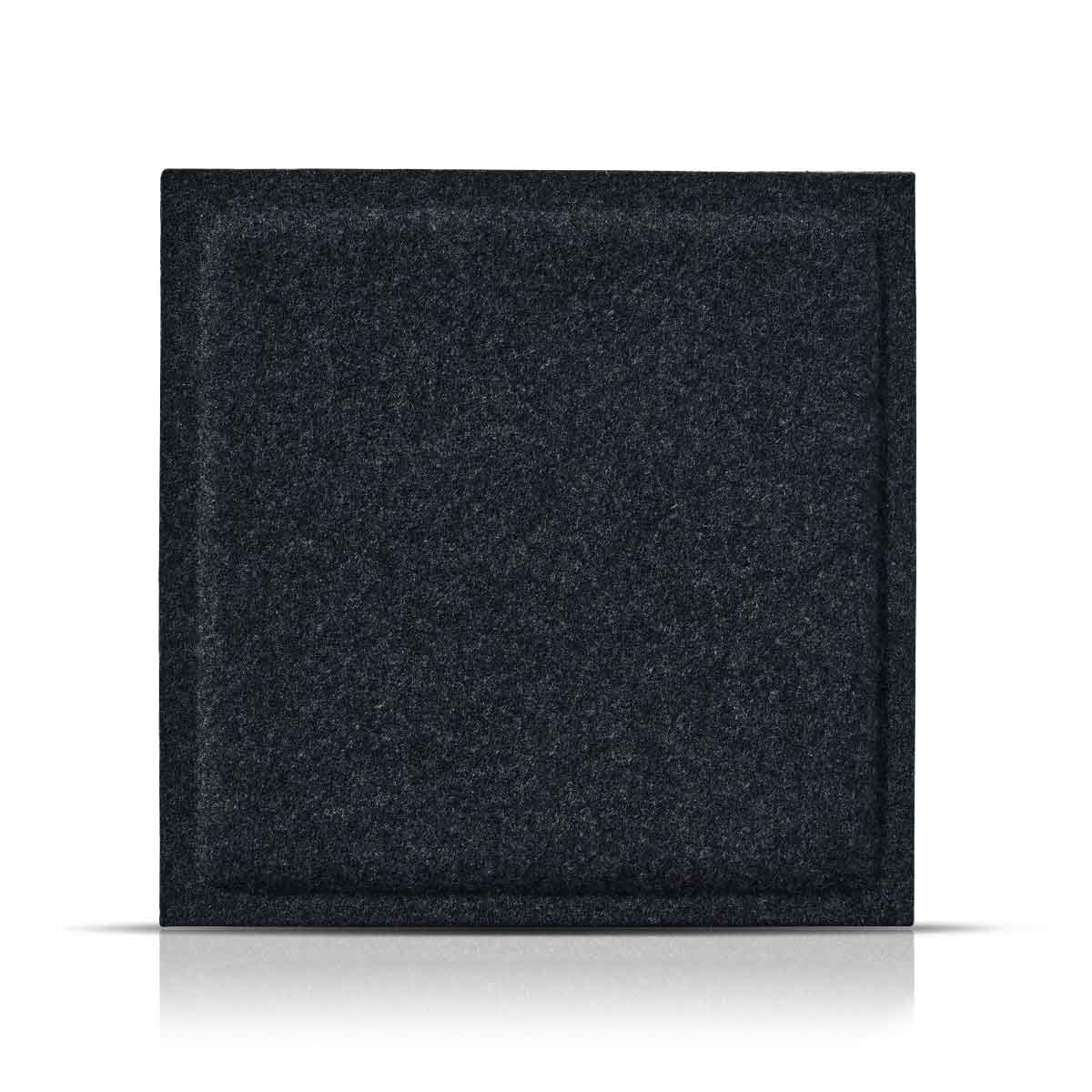 SQUARE BOLD Felt Panel - BLACK - Felt 3D Panels | DecorMania