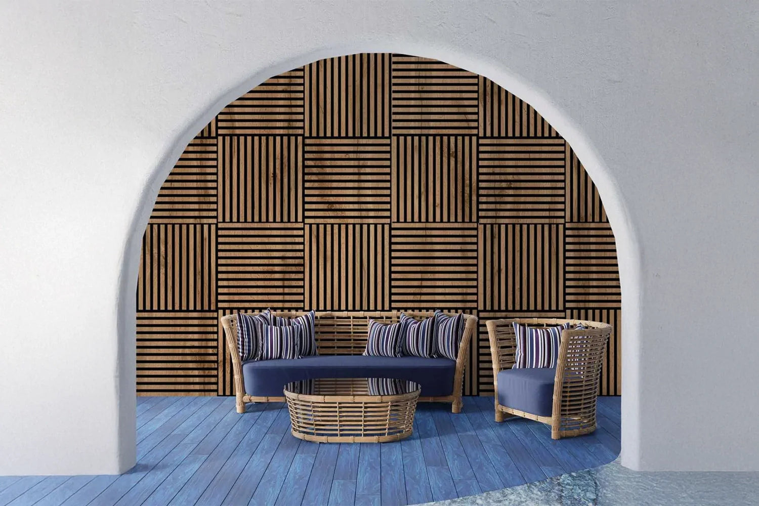 interior design feature wall wooden panels