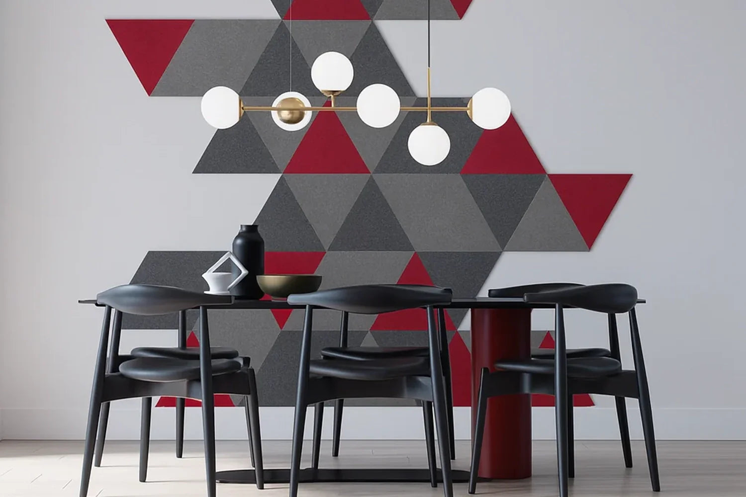 Wall Decor for Living Room Ideas Wall Decor Ideas 2025 - PET Felt Wall Tiles & Living Room Decor in dining room interior