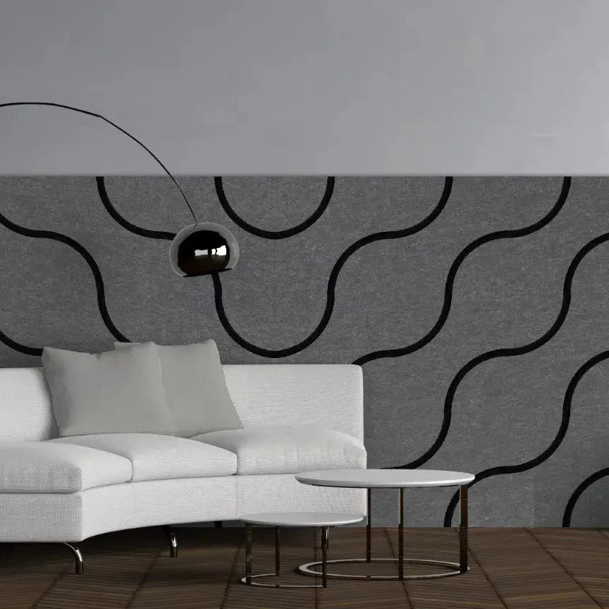 Decorative 3D PET Felt Wall Tiles
