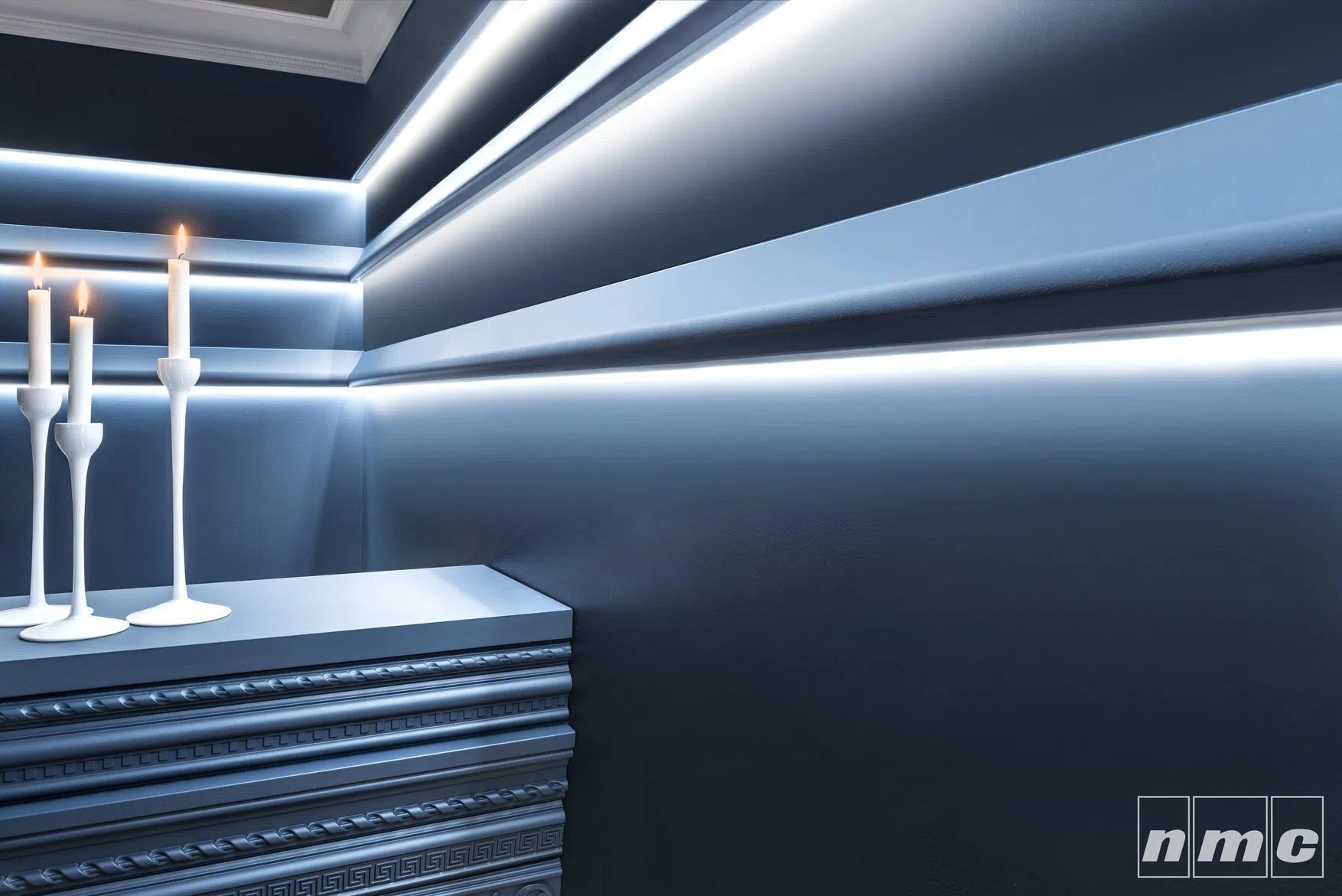 LED ceiling Coving on walls and ceilings - DecorMania