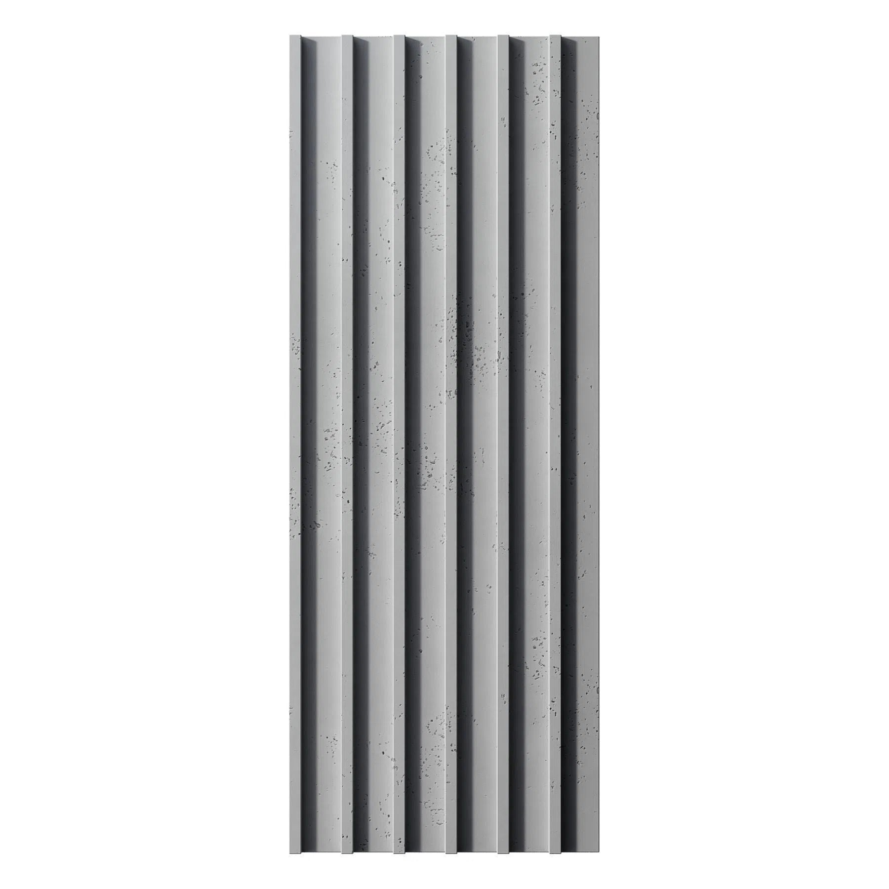 3D Concrete Wall Panels RIFT L colour swatch on white background DecorMania UK