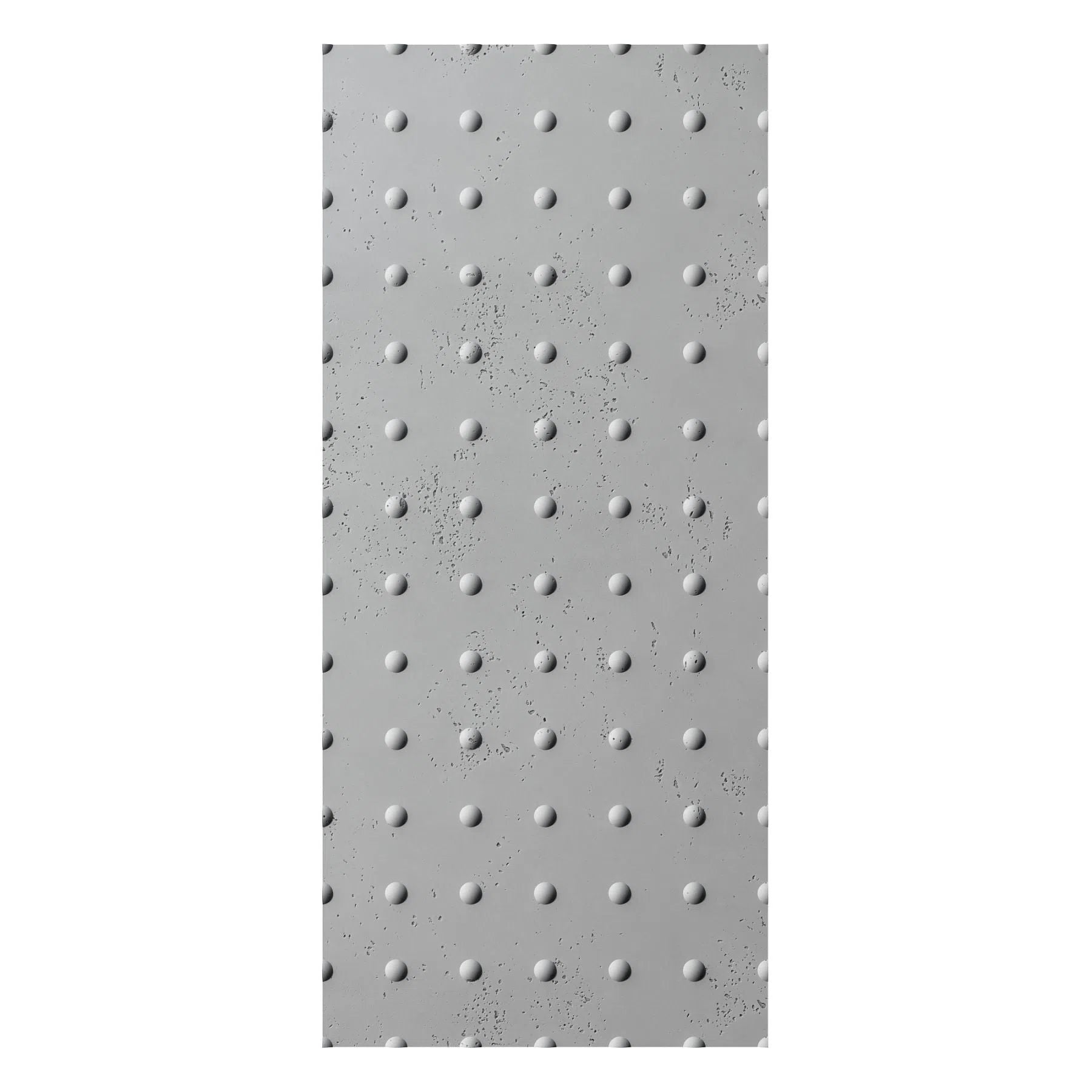 3D Concrete Wall Panels STEEL DOTS colour swatch on white background DecorMania UK