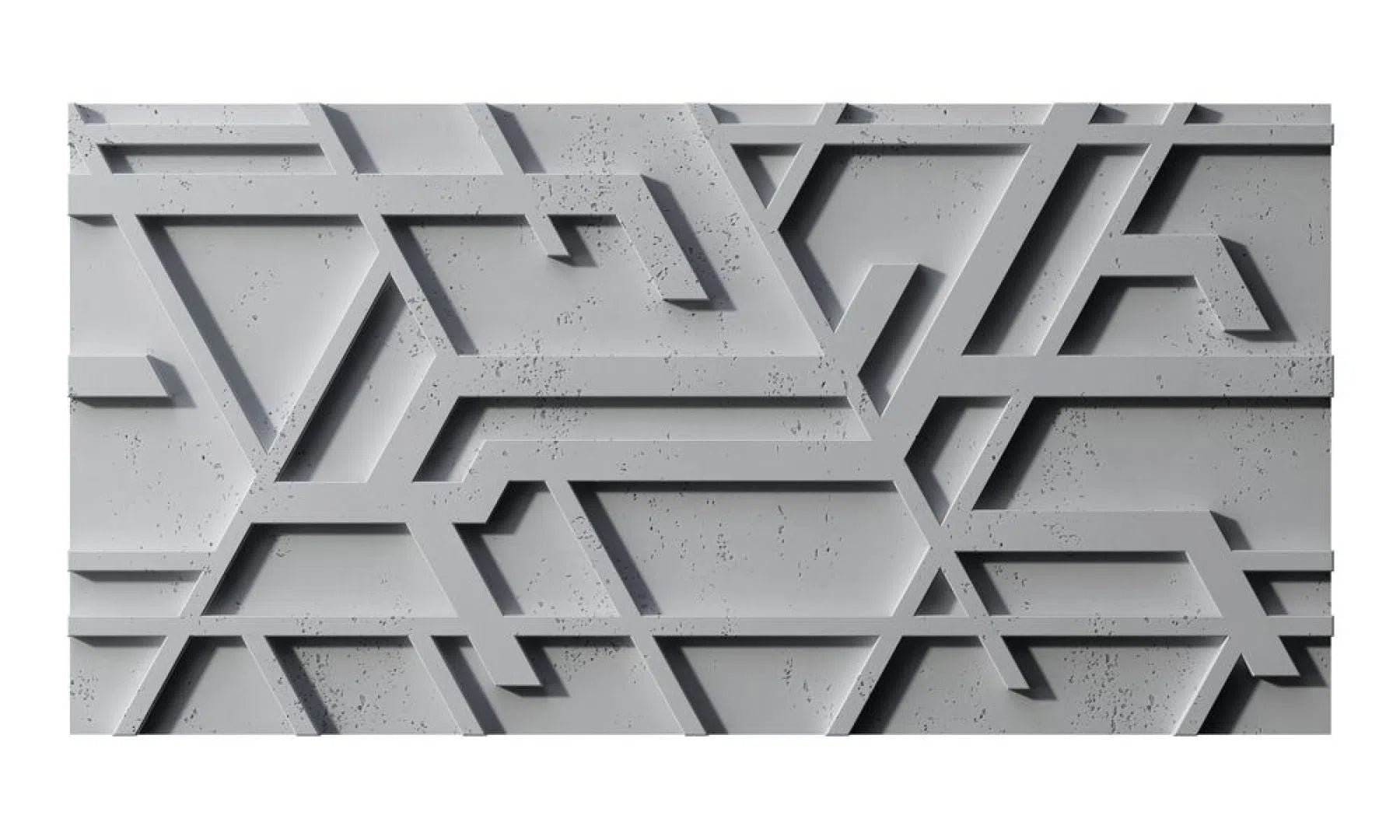 3D Concrete Wall Panels STELLAR on a white background | DecorMania UK