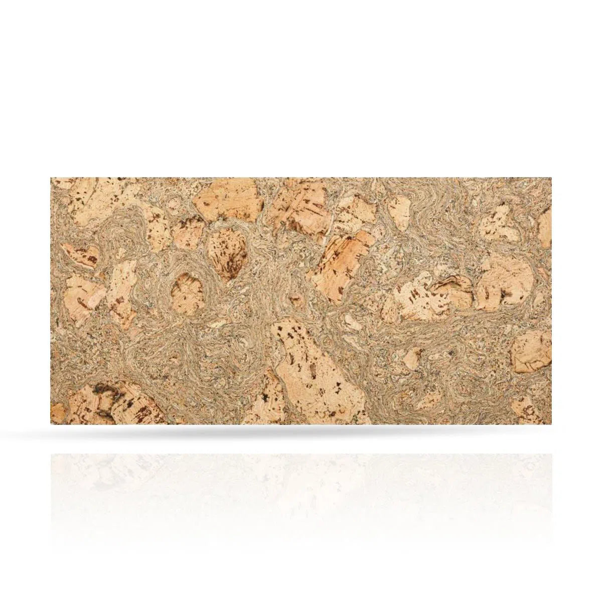 Cork Acoustic Wall Panels sample on white background DecorMania UK