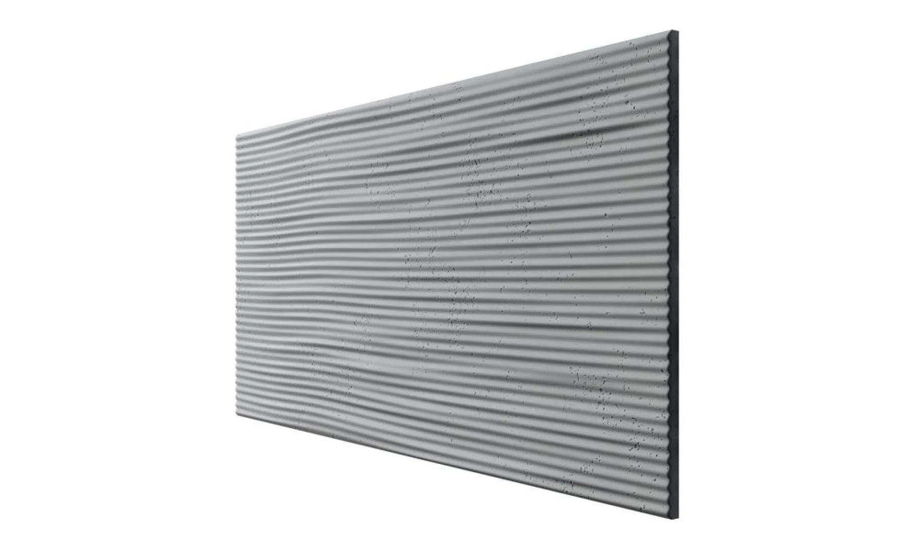 3D Concrete Wall Panel RIDGES on a white background | DecorMania UK