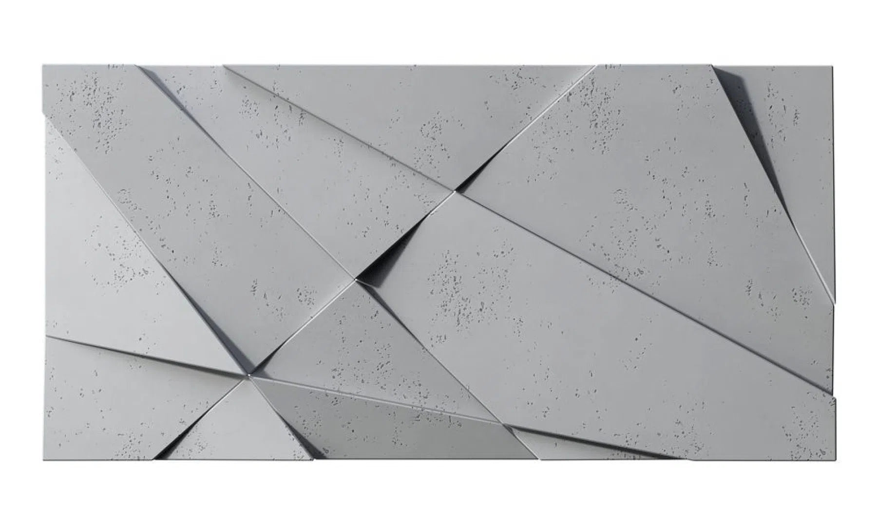 3D Concrete Wall Panels CRYSTAL on white background | DecorMania UK