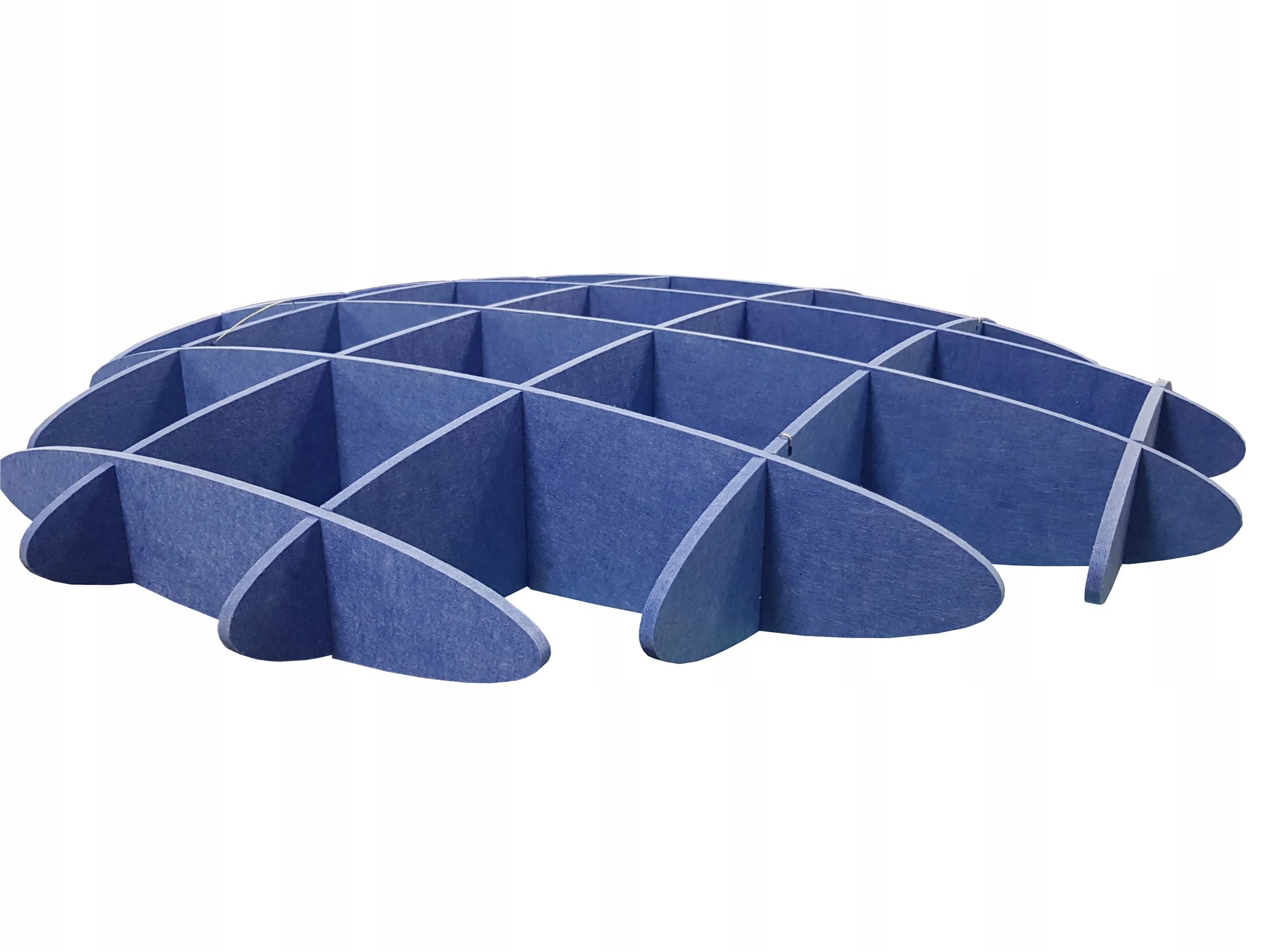 3D Felt Acoustic Ceiling Baffles - CIRCLE on white background Decormania UK