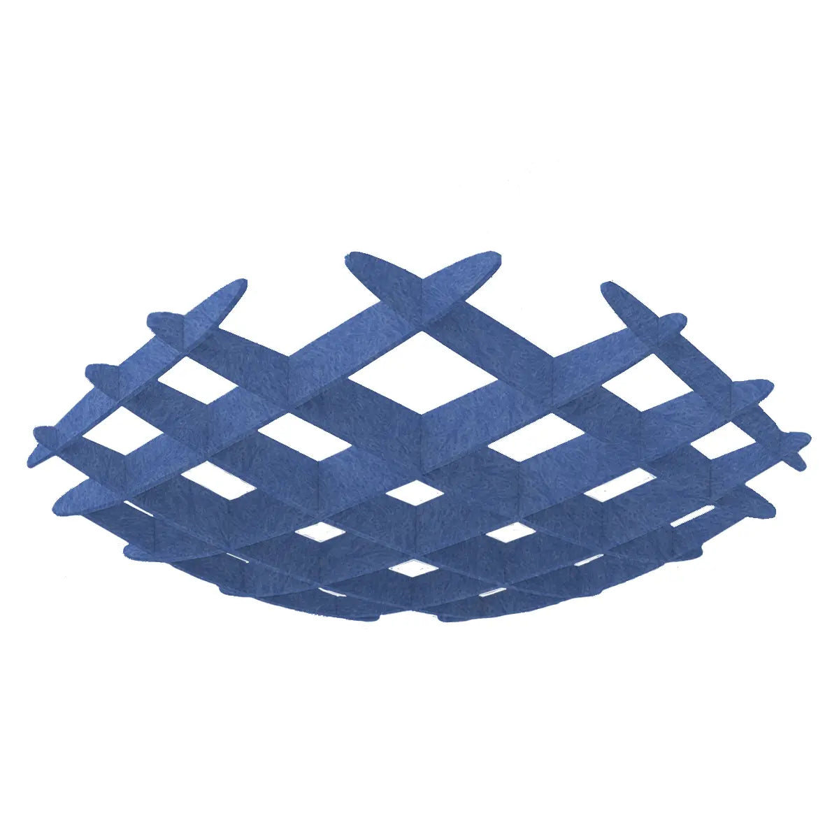 3D Felt Acoustic Ceiling Baffles - CIRCLE on white background Decormania UK