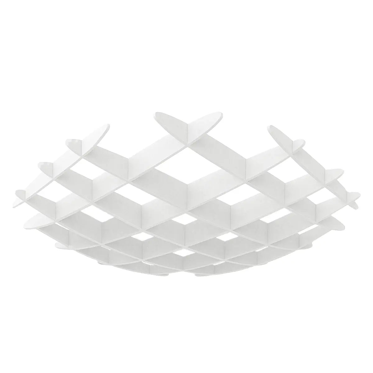 3D Felt Acoustic Ceiling Baffles - CIRCLE on white background Decormania UK