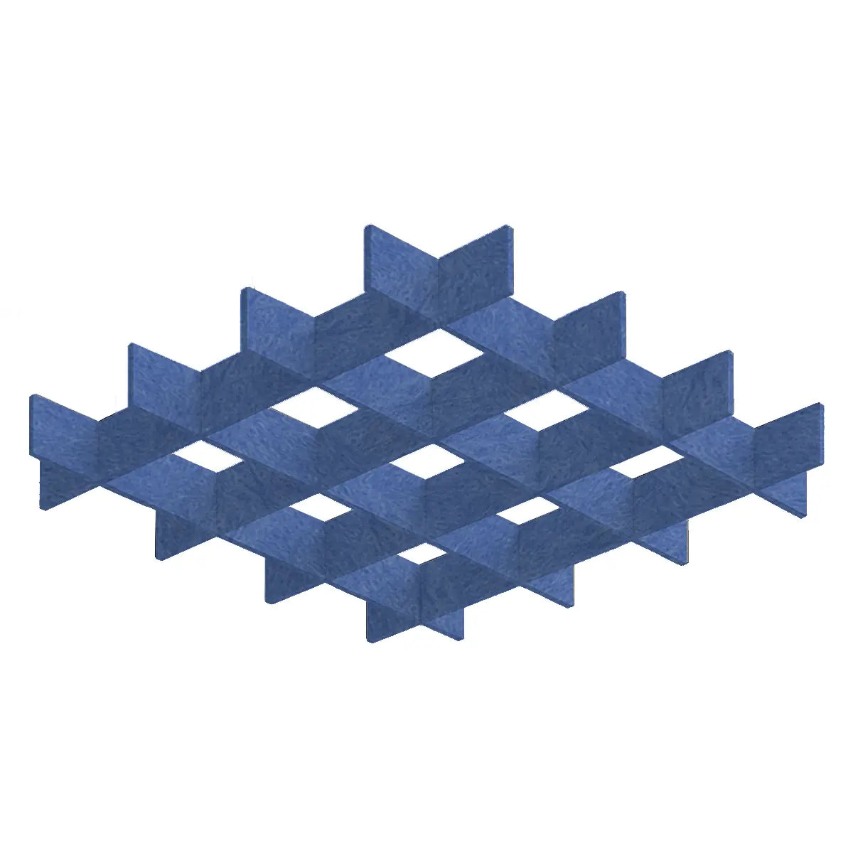 3D Felt Acoustic Ceiling Baffles - SQUARE on white background Decormania UK