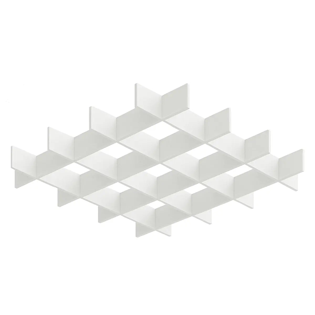 3D Felt Acoustic Ceiling Baffles - SQUARE on white background Decormania UK
