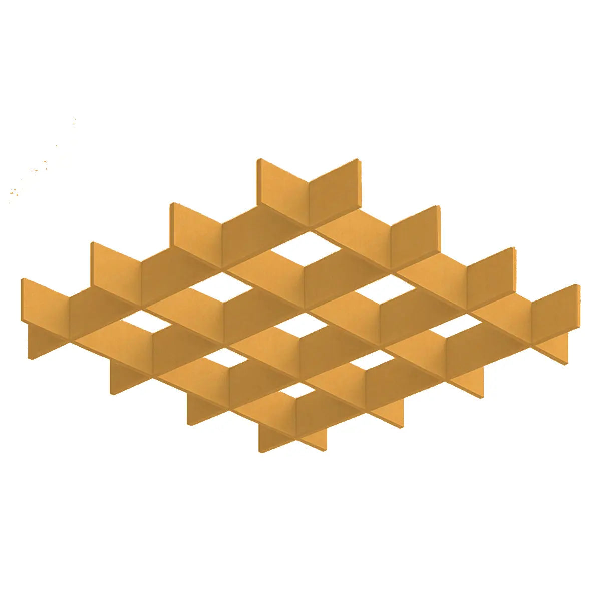 3D Felt Acoustic Ceiling Baffles - SQUARE on white background Decormania UK