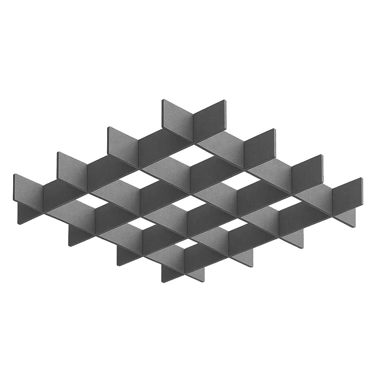 3D Felt Acoustic Ceiling Baffles - SQUARE on white background Decormania UK