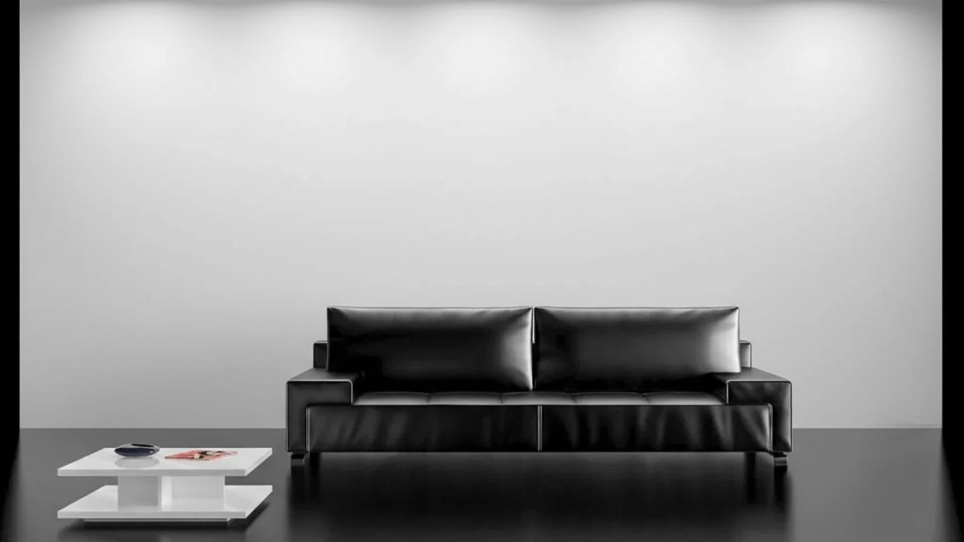 3D Gypsum Wall Panels Mural Set before the transformation