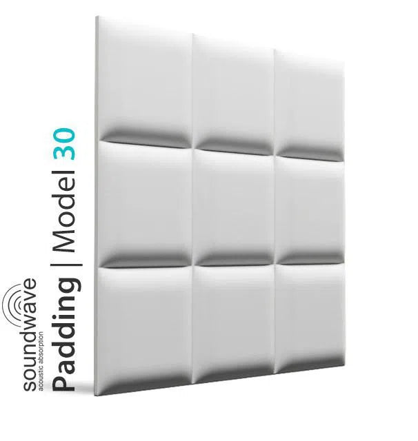 3D Gypsum Wall Panels - PADDING - Gypsum Panels  on white background | DecorMania UK 