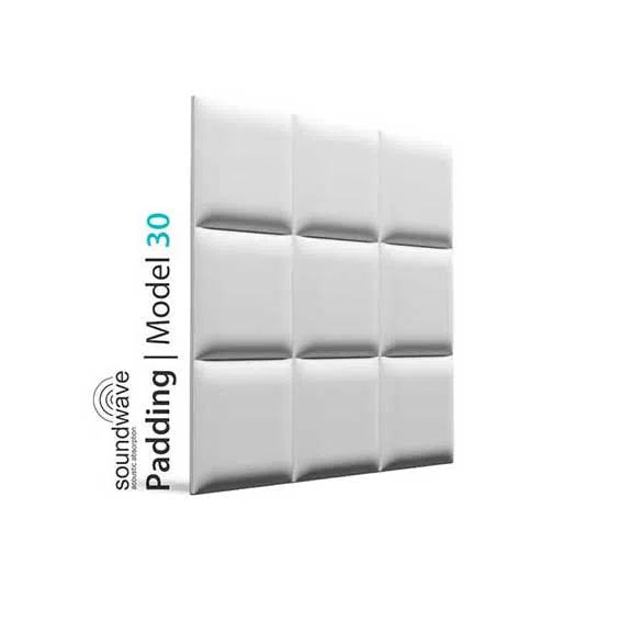 3D Gypsum Wall Panels - PADDING - Gypsum Panel on white background | DecorMania UK 