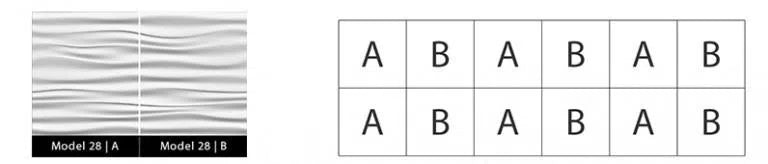 3D Gypsum Wall Panels - RIPPLES - Gypsum Panels | DecorMania UK