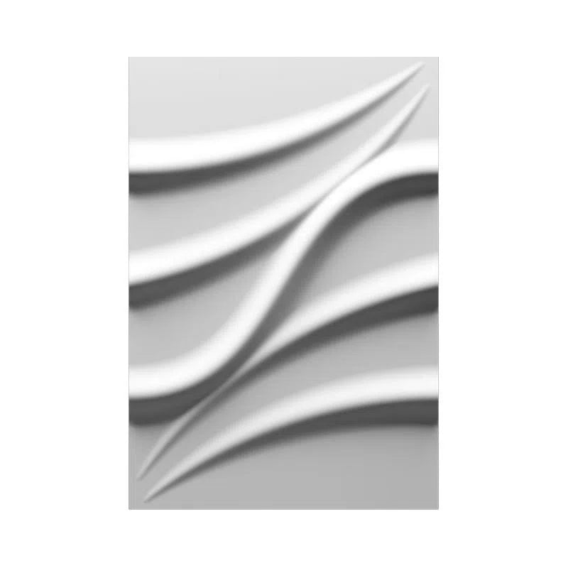 3D Gypsum Wall Panels - TIDE - Gypsum Panels on white background | DecorMania UK 
