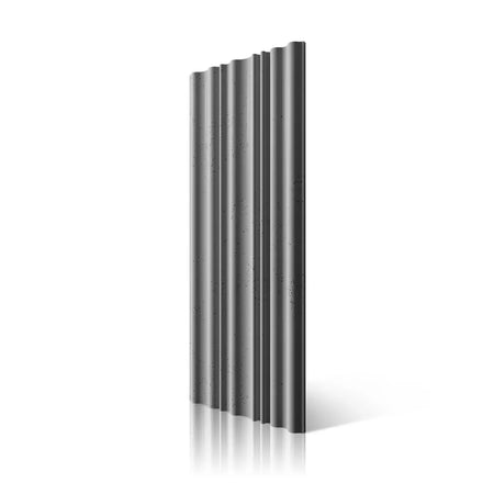 3D Concrete Wall Panels CURTAINS example colour on white background DecorMania UK