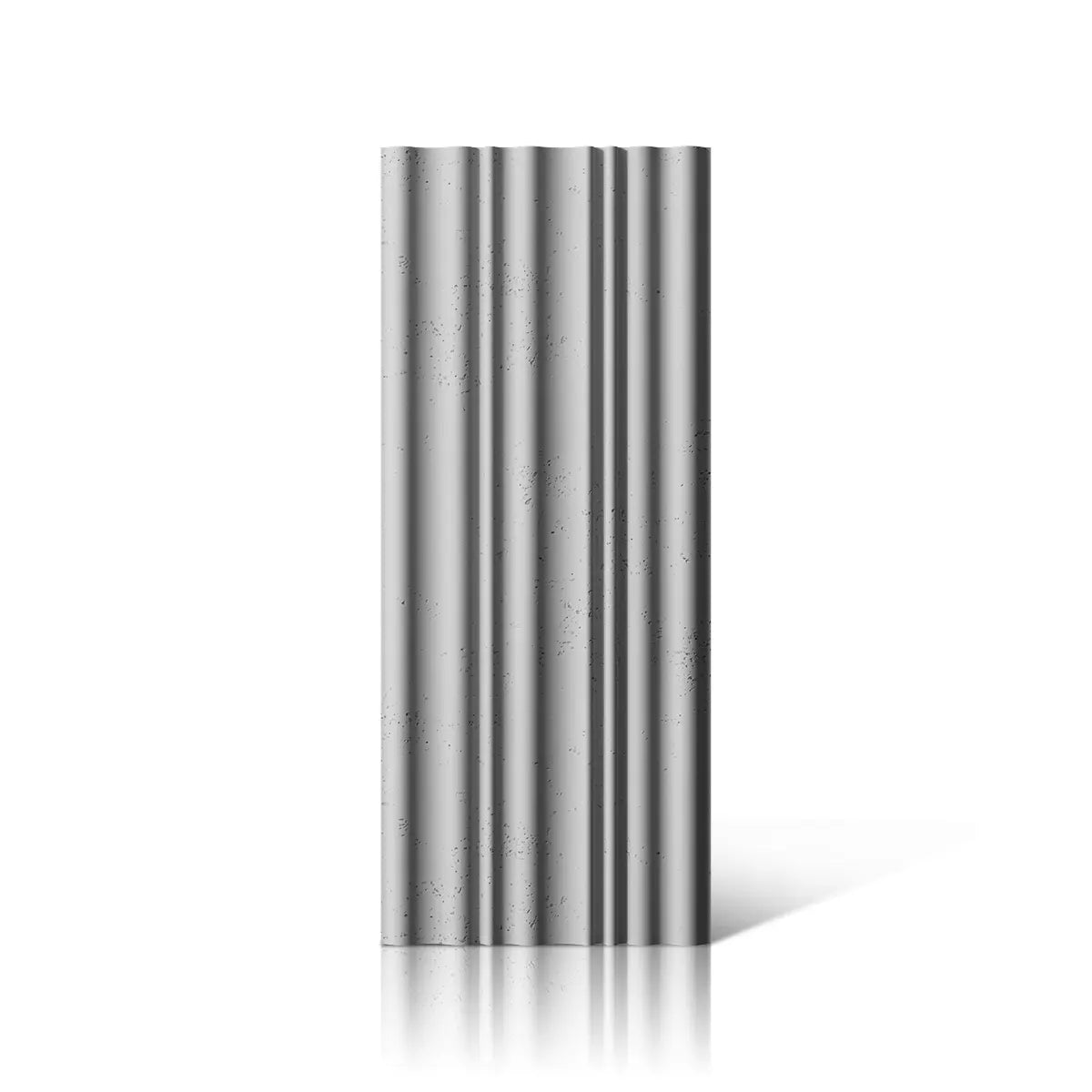 3D Concrete Wall Panels CURTAINS front view on white background DecorMania UK