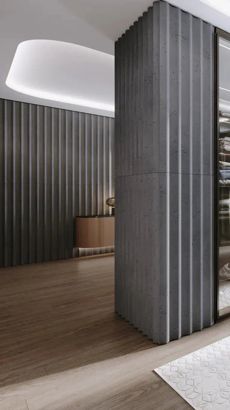3D concrete wall panels for interiors Decormania