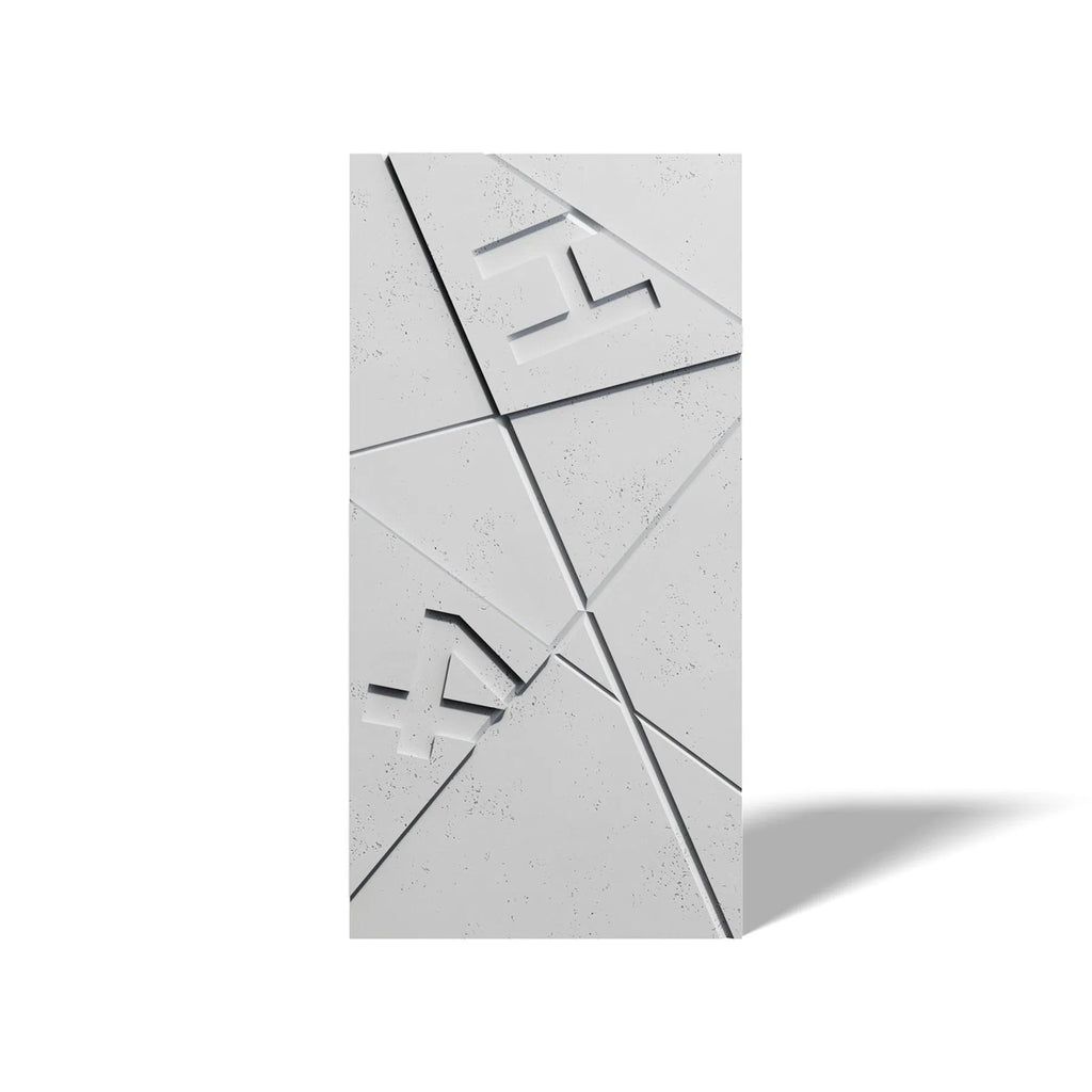 3D Concrete Wall Panel GRAPHICS on a white background | DecorMania UK