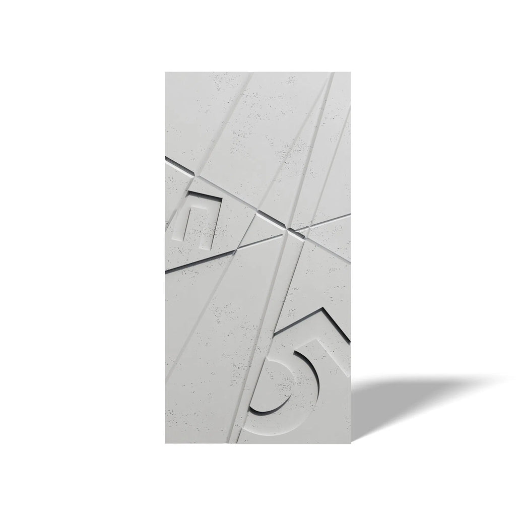 3D Concrete Wall Panel GRAPHICS on a white background | DecorMania UK