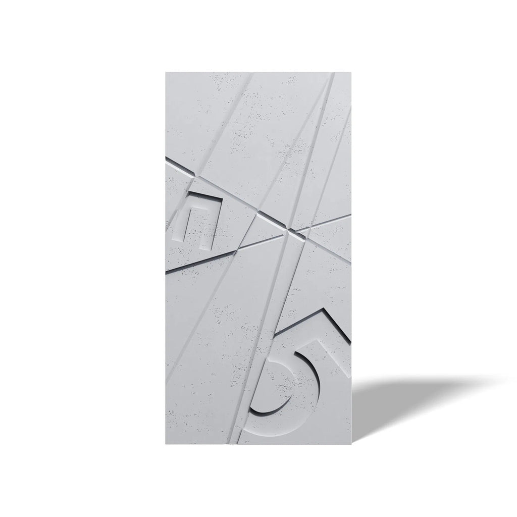 3D Concrete Wall Panel GRAPHICS on a white background | DecorMania UK