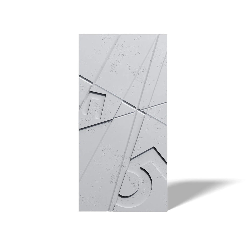 3D Concrete Wall Panel GRAPHICS on a white background | DecorMania UK