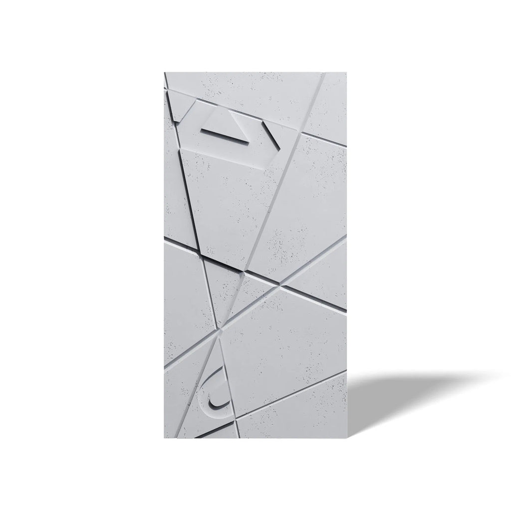 3D Concrete Wall Panel GRAPHICS on a white background | DecorMania UK
