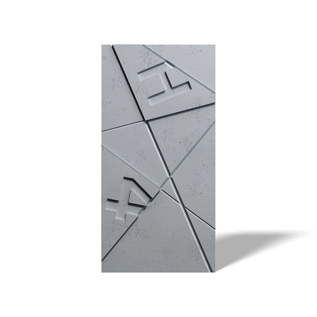 3D Concrete Wall Panel GRAPHICS on a white background | DecorMania UK