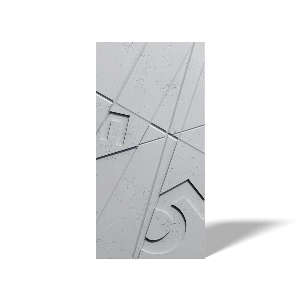 3D Concrete Wall Panel GRAPHICS on a white background | DecorMania UK