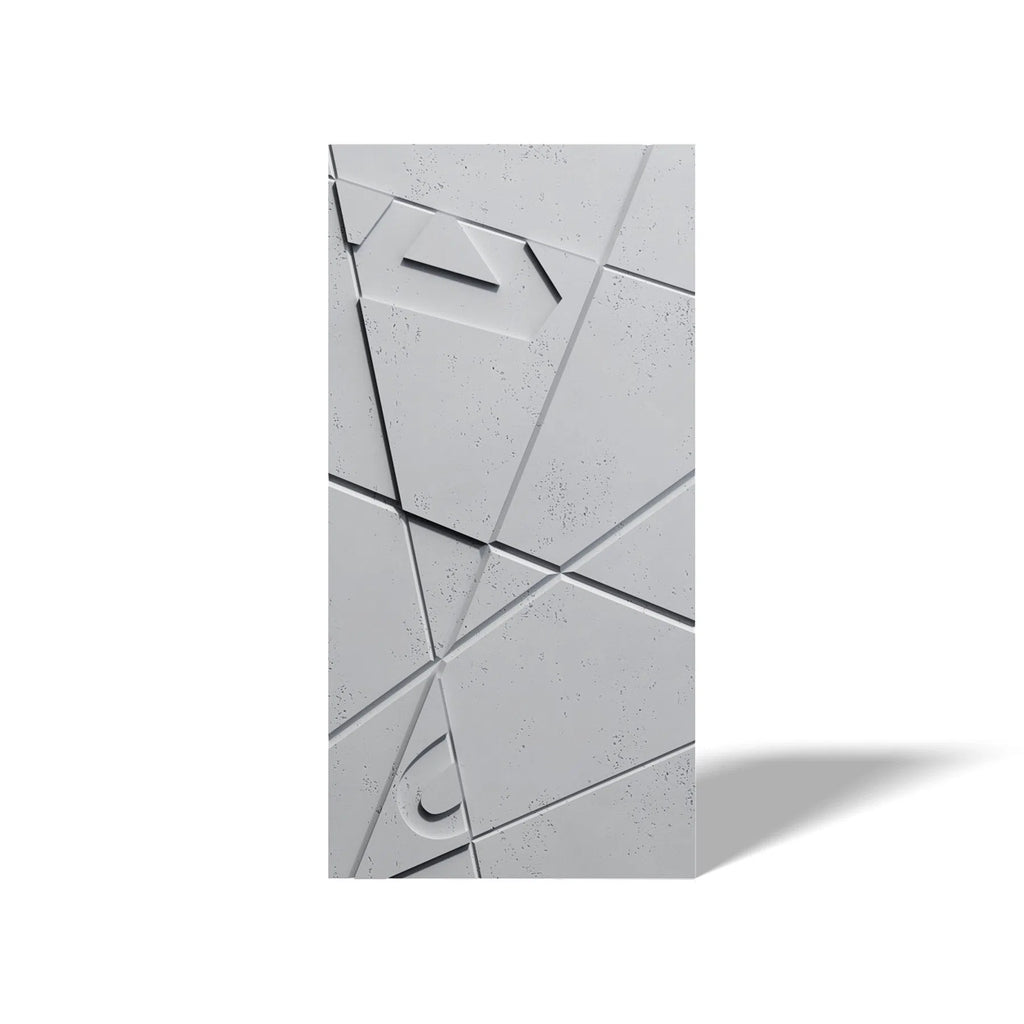 3D Concrete Wall Panel GRAPHICS on a white background | DecorMania UK