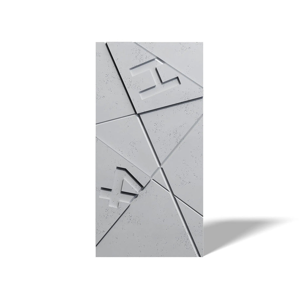3D Concrete Wall Panel GRAPHICS on a white background | DecorMania UK