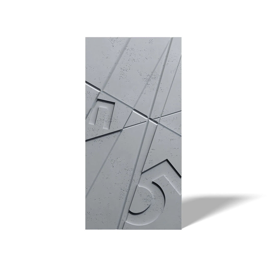 3D Concrete Wall Panel GRAPHICS on a white background | DecorMania UK
