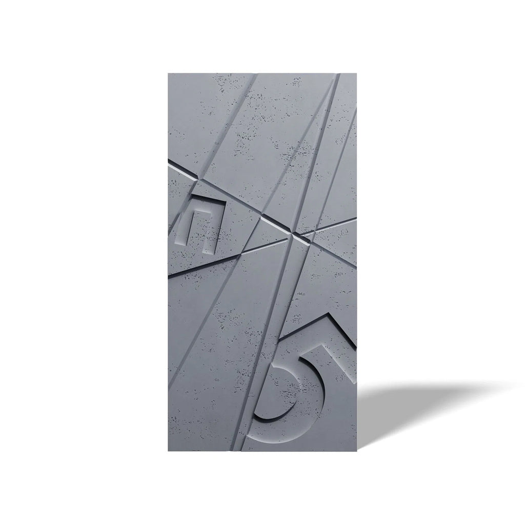 3D Concrete Wall Panel GRAPHICS on a white background | DecorMania UK