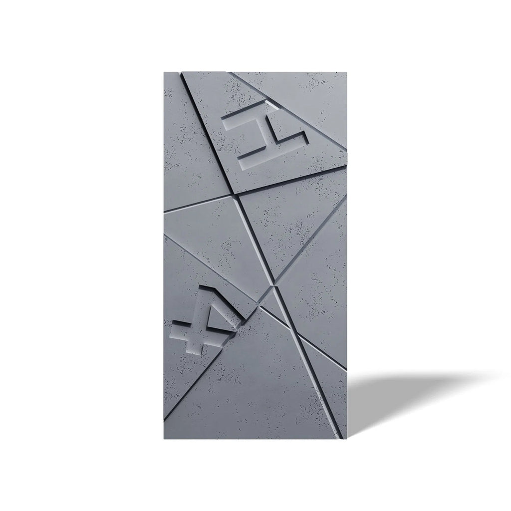 3D Concrete Wall Panel GRAPHICS on a white background | DecorMania UK